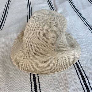 Cos crochet paper knit hat